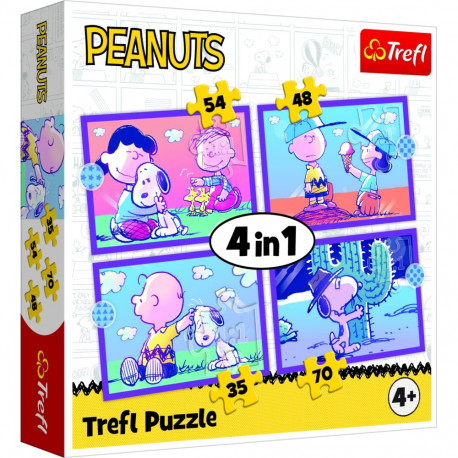 TREFL Puslede komplekt, 4 tk, Snoopy