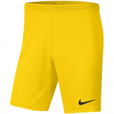 Spodenki męskie Nike Dry Park III NB K żółte BV6855 718 L