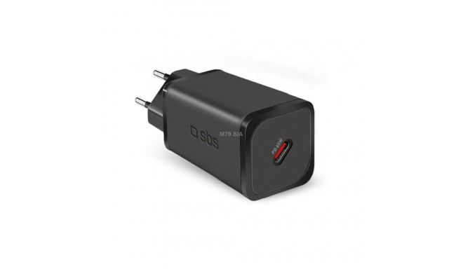 SBS mini seinalaadija USB-C 65W, must