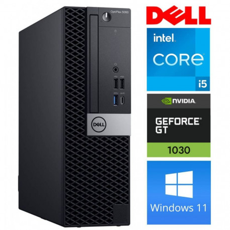 DELL 5060 SFF i5-8500 32GB 1TB SSD M.2 NVME GT1030 2GB WIN11Pro