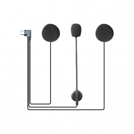 Type C headset for motorcycle helmet for V6pro+ EJEAS HIFI-M6 intercom