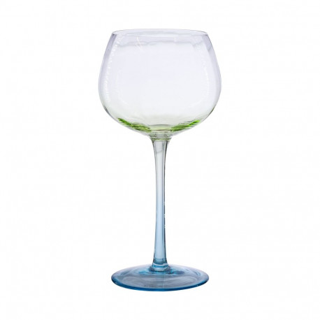 Cocktail glass CINZIA H19.5cm blue/green