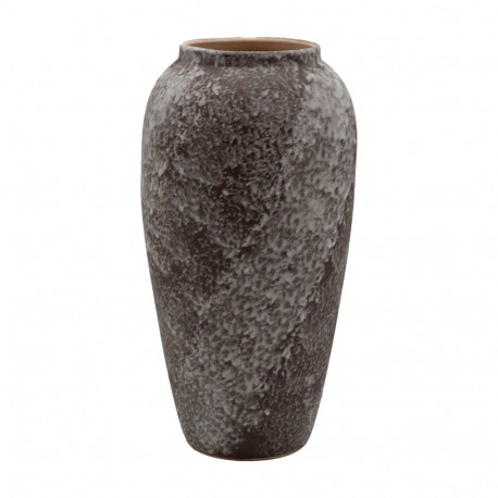 Vase TITAN STONE D17xH33cm, beige/brown