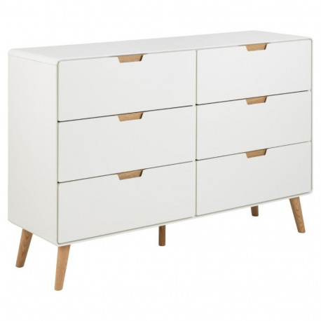 Kummut LOWELL 135x40x90 cm, valge