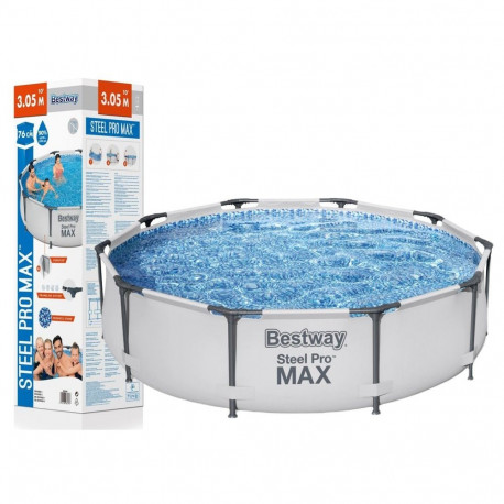 Basen Ogrodowy Stelażowy Okrągły 305 x 76 cm Bestway 56406
