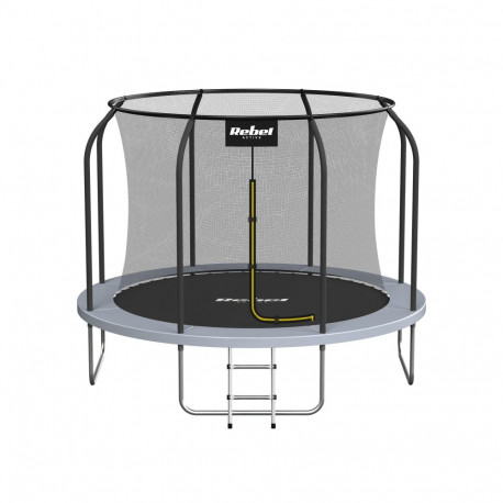 Trampolina Rebel Active PRO 8ft/244 cm, siatka, drabinka