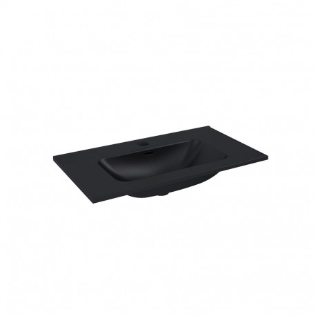WASHBASIN SKAPPA 80 CERAM BLACK MATT