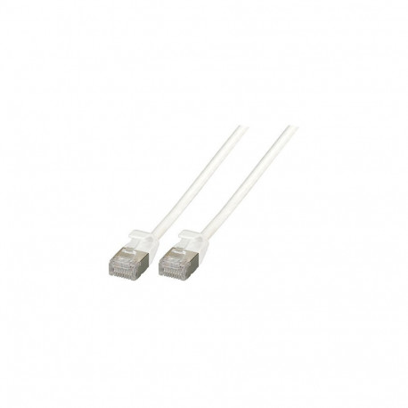 "EFB RJ45 Patchkabel Cat.6A U/FTP TPE 4mm ultraflex wei 0,5m"