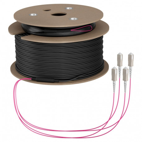"EFB Trunkkabel U-DQ(ZN)BH OM4 4G (1x4) SC-SC 130m Dca LSZH"