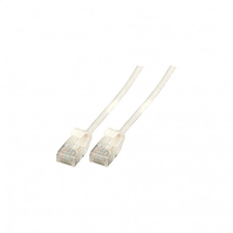 "EFB RJ45 Patchkabel Cat.6A U/UTP TPE 3,6mm ultraflex wei 5m"