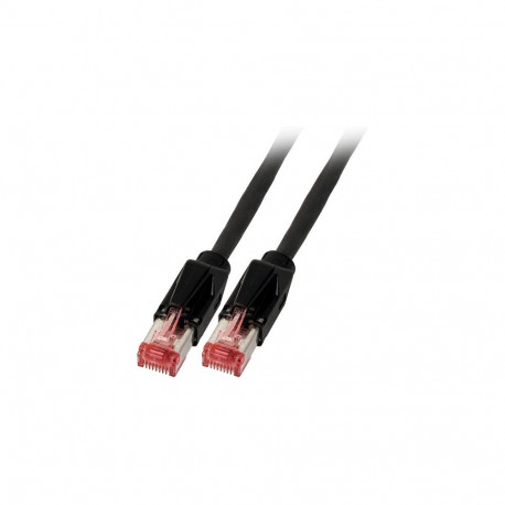"EFB RJ45 Patchkabel Cat.6A S/FTP LSZH Dtwyler 7702 TM21 schwarz 2m"