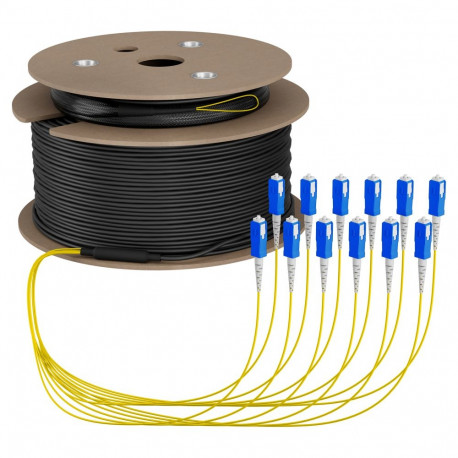 "EFB Trunkkabel U-DQ(ZN)BH OS2 12E (1x12) SC-SC 200m Dca LSZH G657A1"