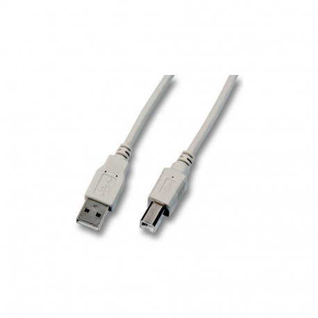 "EFB USB2.0 Anschlusskabel A-B, St.-St., 1,5m, grau, Classic"