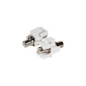 "EFB Keystone Einbauadapter Cinch wei, weier Ring"