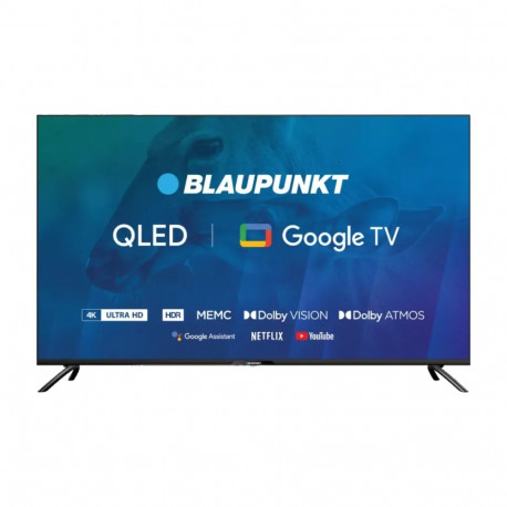 Blaupunkt QLED nutiteler 50QBG6000S 50 Google TV UHD, must
