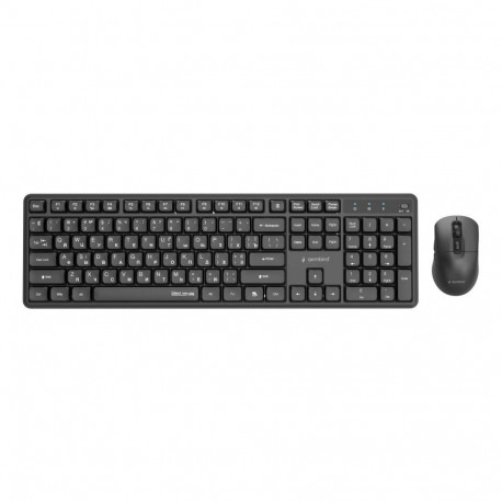 Gembird KEYBOARD +MOUSE WRL CYRILLIC/BLACK KBS-WMS-01-CYRL