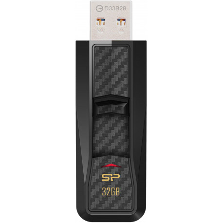 Silicon Power mälupulk 32GB Blaze B50 USB 3.0, must (avatud pakend)