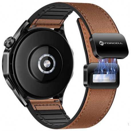 Forcell watch strap F-Design FS20 Samsung Galaxy Watch 22mm, brown