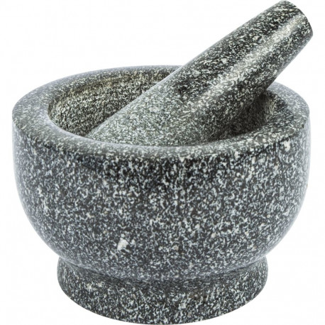 Browin Granite Mortar and Pestle 312008, 13cm, 1.932kg, manual, natural stone