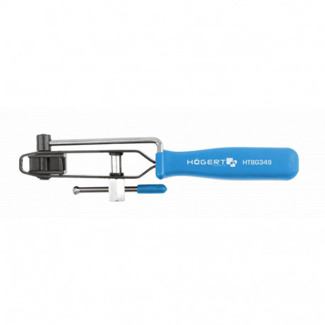 Hogert CV liigendi klambri tangid HT8G349, teras, plastmass, sinine, ratchet süsteemiga, uus
