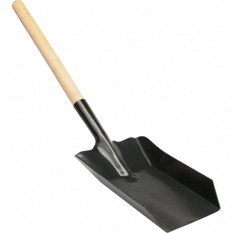 Vorel GRD 72979 coal shovel, 500mm, 195mm, 110mm, steel plate, lacquered, wood handle