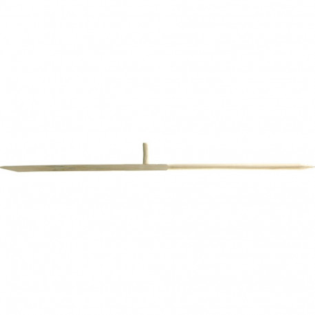 Flo wooden handle for scythe 35830, 174 cm, hardwood, scythe attachment with ring and wedge
