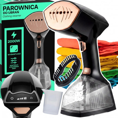 Parownica do ubrań 2000w steamer żelazko parowe regulacja pary 45g/min
