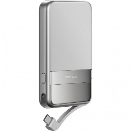EcoFlow powerbank RAPID 5000mAh magnetiga, hõbedane