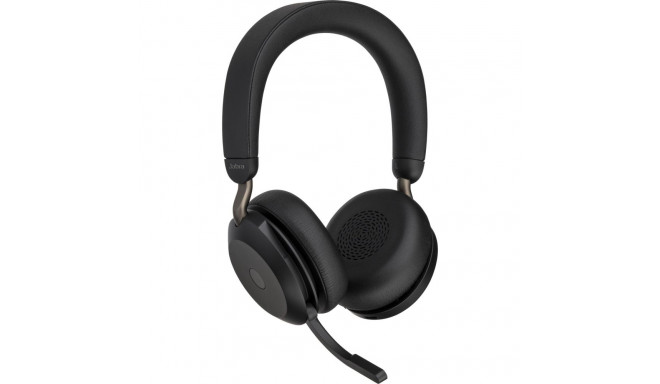 Jabra Evolve2 75 MS BT must üle kõrva USB-A peakomplekt