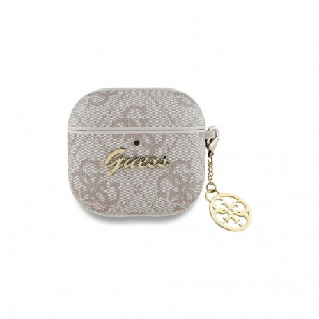 Guess Guess GUA4G4GSMP AirPods 4 cover pink/pink 4G Charm Collection