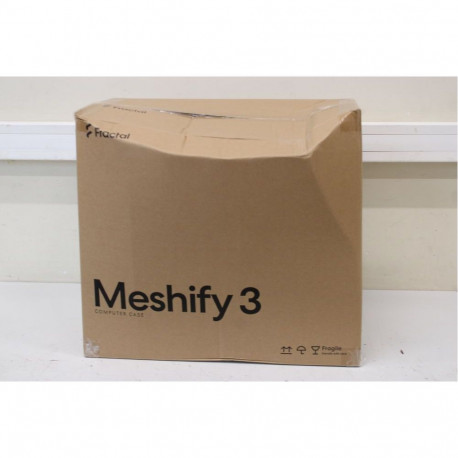 Fractal Design SALE OUT. Meshify 3 Ambience Pro RGB Black TG | SALE OUT. SALE OUT. Meshify 3 | Ambie