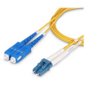 "StarTech 1m OS2 LWL Patchkabel LC zu SC (UPC)"