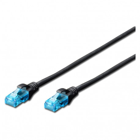 "DIGITUS Patchkabel RJ45 U/UTP Cat5e 2.00m sch. Hebelschutz Polybeutel"