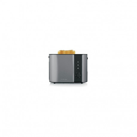 "AT 9573 Automatik Toaster Edelstahl Dunkelgrau"