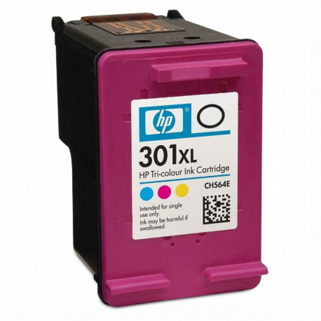 HP tindipatruunid NO 301 XL, tsüaan, magenta, kollane