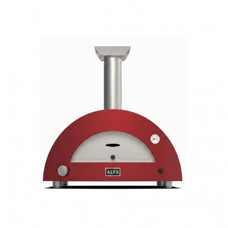 "Alfa Forni Moderno 2 Pizze Hybrid-Pizzaofen Antique Red"