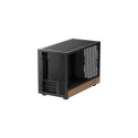 DeepCool CH260 WOOD Micro Tower Black, Wood