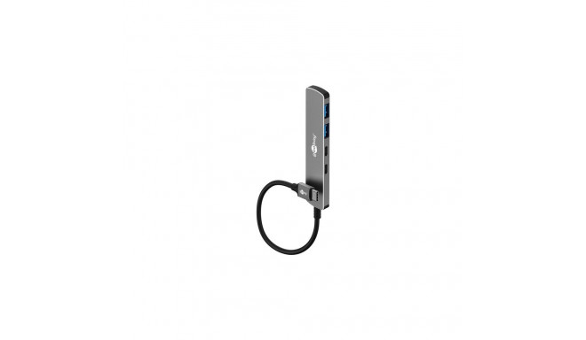 Goobay 79159 interface hub USB Type-C 5000 Mbit/s Grey