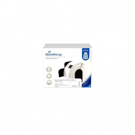 MediaRange Multi-purpose paper labels, for label printers using Brother DK-11201, 29x90mm, 400 pcs, 