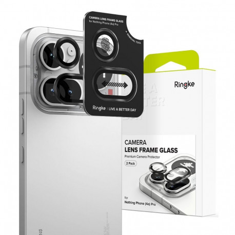 OSŁONA APARATU RINGKE CAMERA FRAME PROTECTOR 2-PACK NOTHING PHONE 4A PRO BLACK
