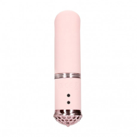 Luxe mini huulepulgakujuline vibraator, roosa