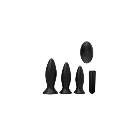 S Pleasures Premium Triplicity Plugs Kit Black