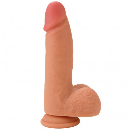 Realistic dildo vedelast silikoonist 16cm