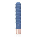 vibraator mini ribitud, sinine