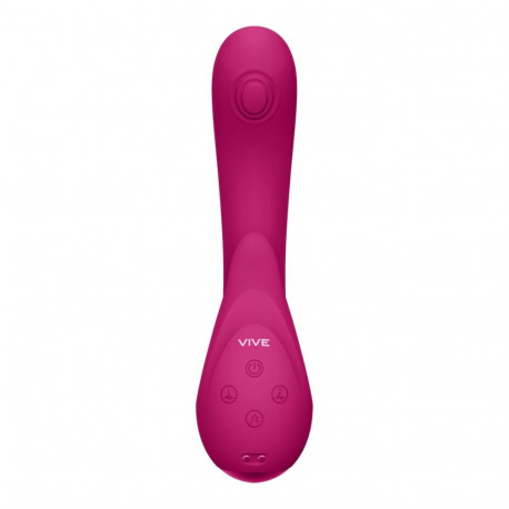Miki g-punkti vibraator Pulse Wave vilkuv, roosa