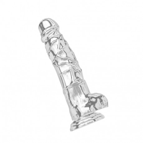 dildo TPE 22.5cm, läbipaistev