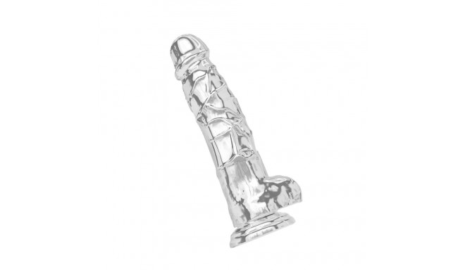 dildo TPE 22.5cm, läbipaistev