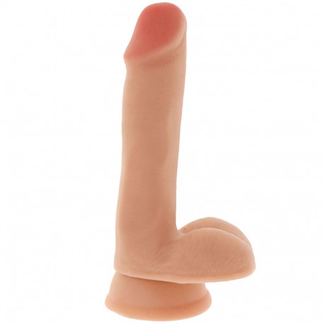 kahe tihedusega dildo 6inch pallidega