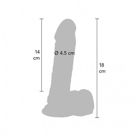 Dildo 7 inch with Balls