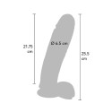 dildo 10inch pallidega